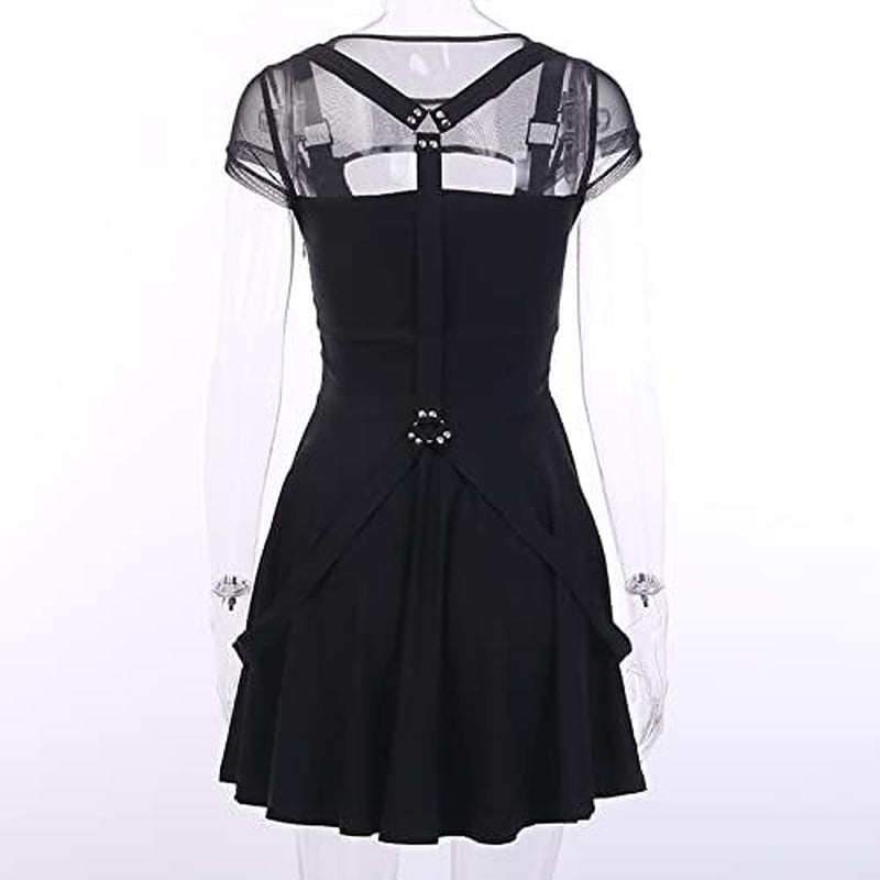 Women'S Black Dresses for Women Cute Alt Lolita Dress Night Out Outfit Curvy Dresses Aesthetic Cheap Lolita Dress